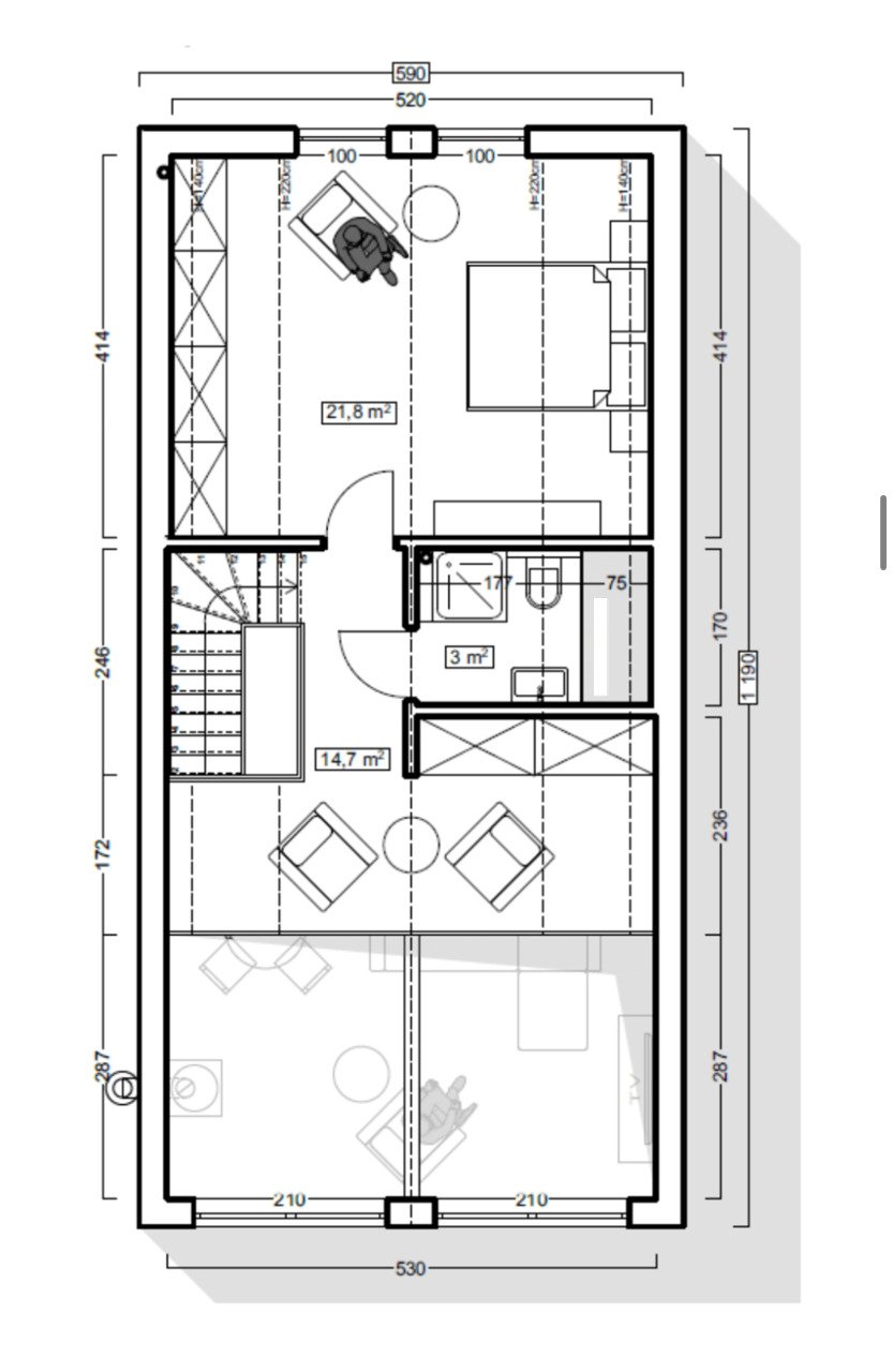 Schmuckes Wohnhaus mit Panoramablick