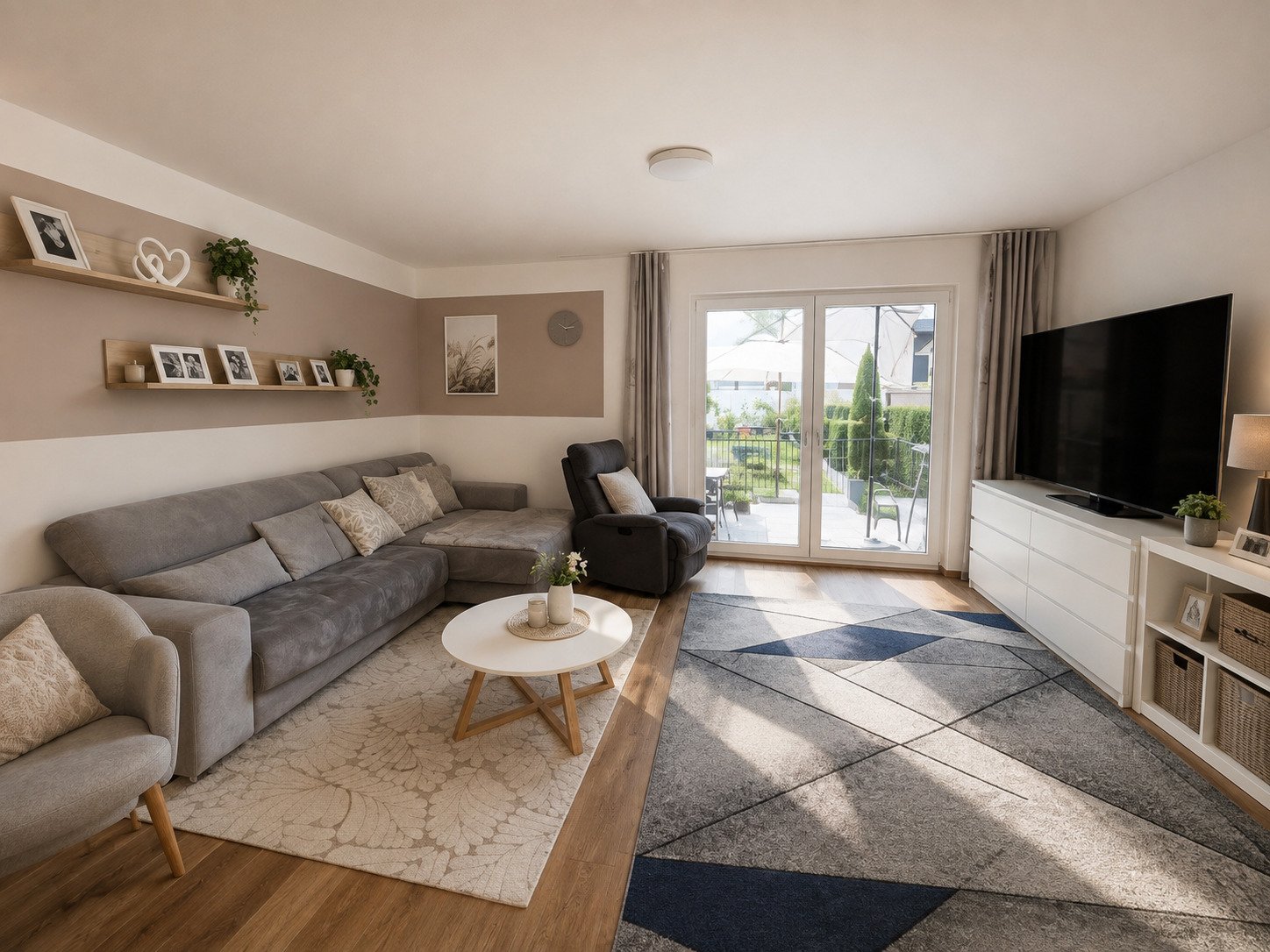 Moderne 3-Zimmer-Erdgeschosswohnung mit Garten in ruhiger Lage von Ranshofen