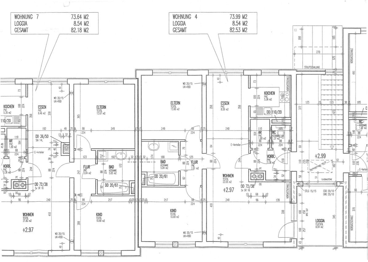 3 Zimmer Whg. – 1. Obergeschoss