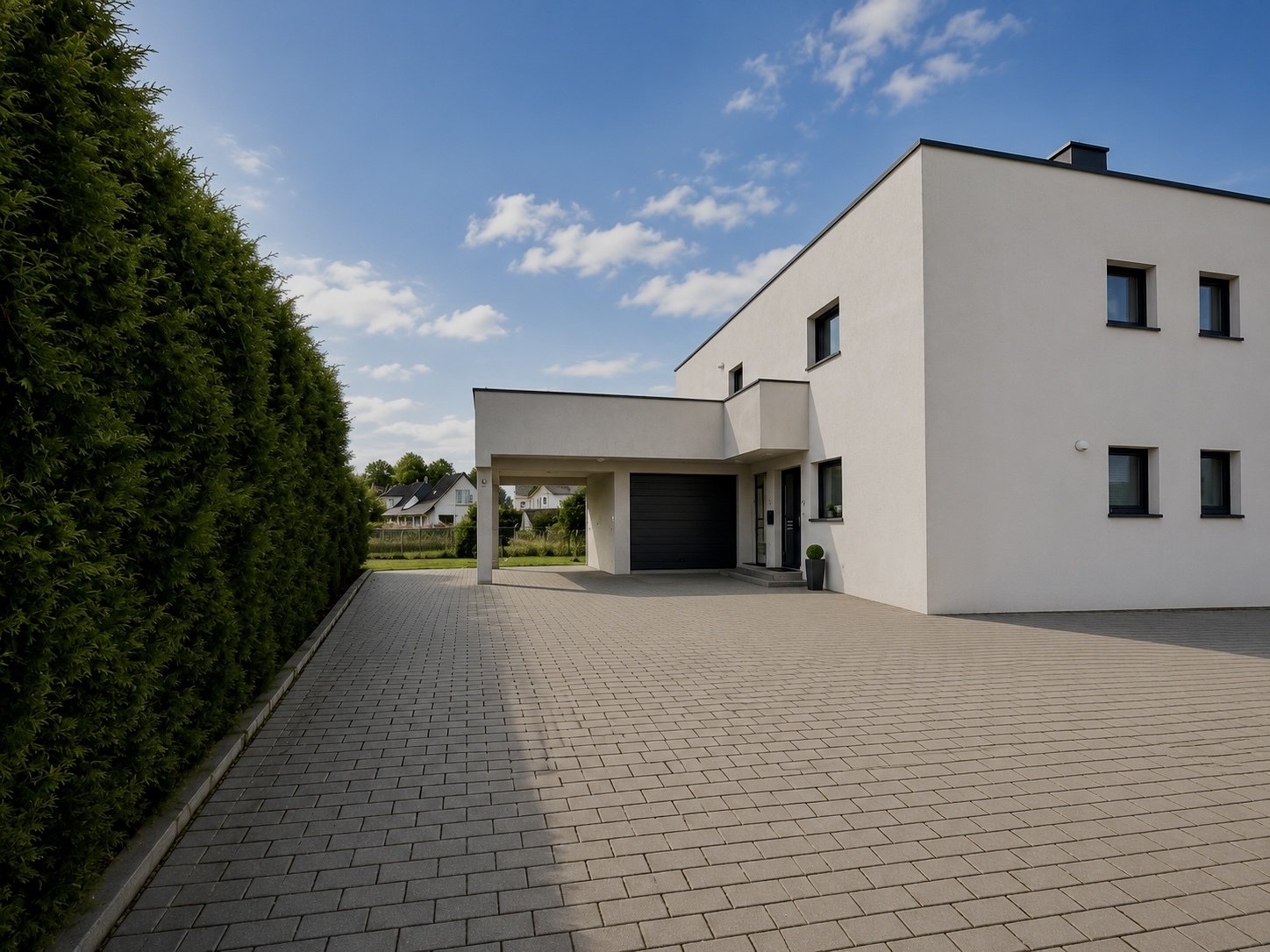 Neuwertige Obergeschosswohnung mit Dachterrasse und Gartenanteil