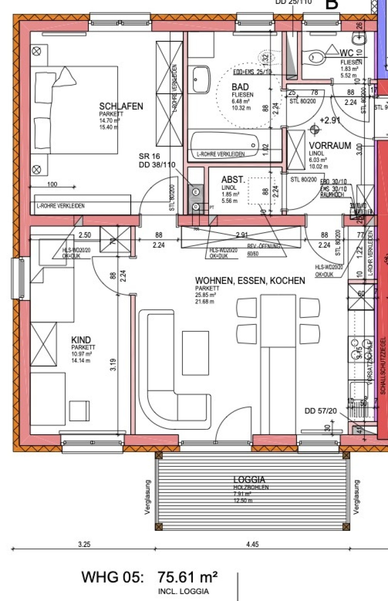 Wohnung Grundriss Straß Wohnung Grundriss Straß