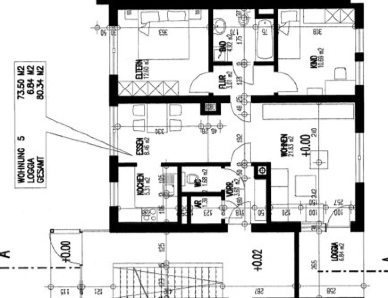 Whg Grundriss Straß Whg Grundriss Straß