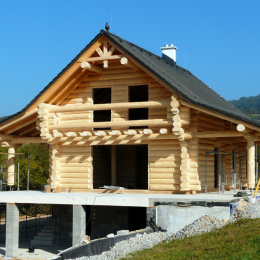 Placeholder: Bauphase Ihres Blockhauses